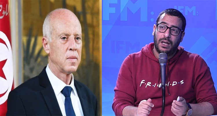 خالد العبيدي وقيس سعيد