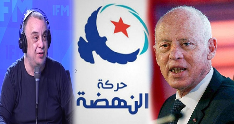 حاتم بلحاج وقيس سعيد والنهضة