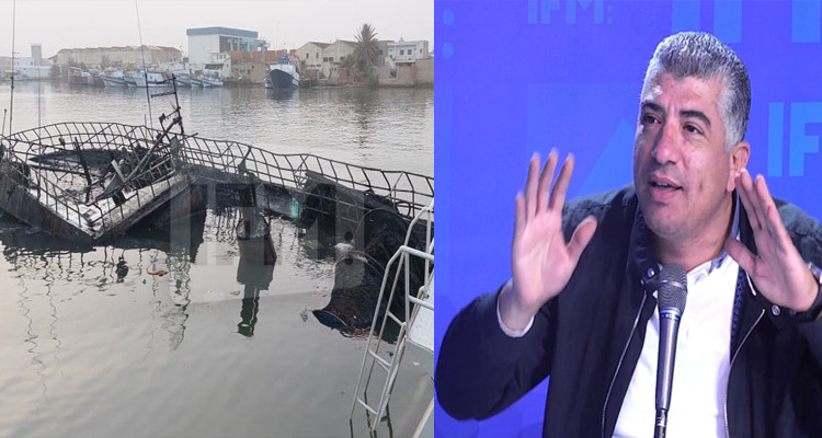 نجيب الدزيري وحرق المركب في صفاقس والحرائق