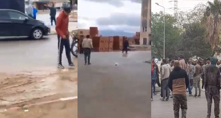 معركة في سيدي بوزيد