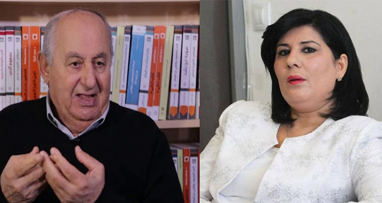 عبير موسي والصادق بلعيد