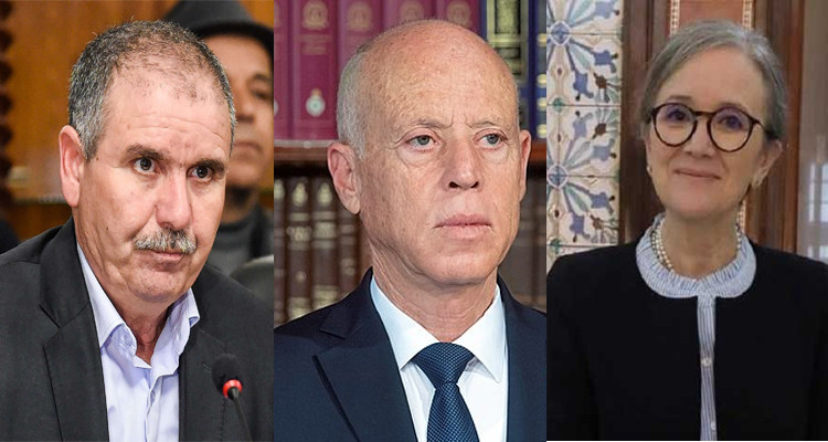 الطبوبي وقيس سعيد ونجلاء بودن