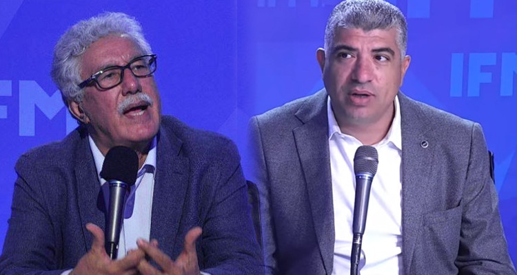 نجيب الدزيري وحمة الهمامي