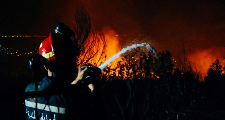 حريق بوقرنين