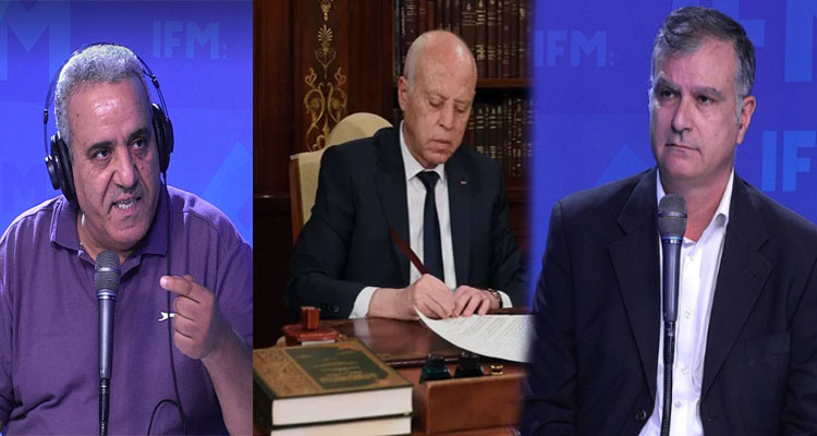 مختار الخلفاوي وقيس سعيد وأمين محفوظ