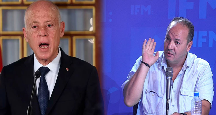 حاتم المليكي وقيس سعيد