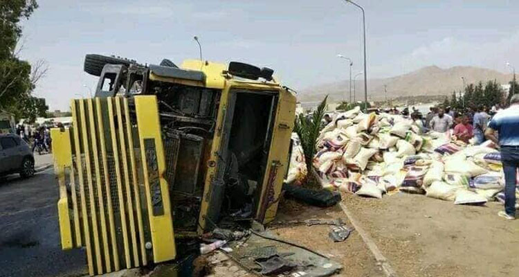 وفاة عسكري وإصابة 6 أشخاص آخرين في حادث مرور