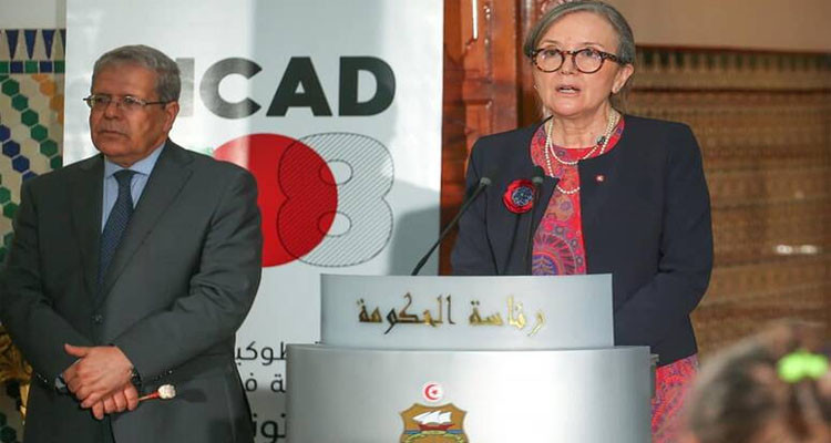 بودن خلال الندوة الصحفية للجنة الوطنية لتنظيم مؤتمر تيكاد