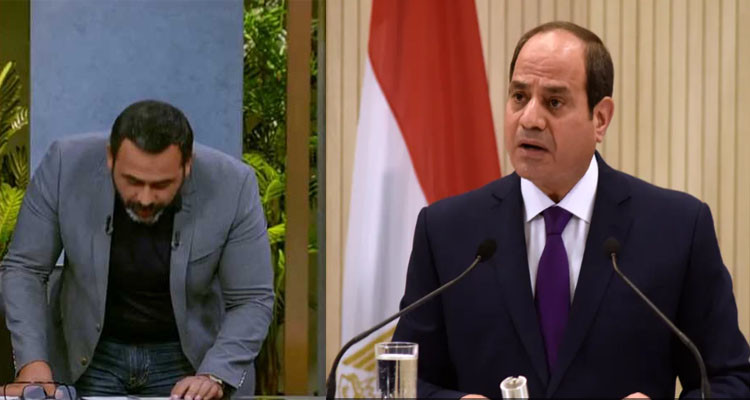 إعلامي مصري يدير حوارا مع السيسي واقفا لأكثر من ساعة: فريق émission impossible ي