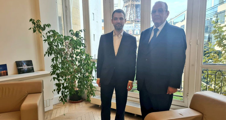 سمير ماجول يلتقي نائب رئيس منظمة أصحاب العمل الفرنسية