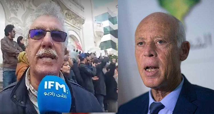 حمة الهمامي لقيس سعيد: "سيكون مصيرك السجن أو الهروب مثل بن علي"