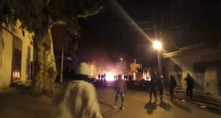 القصرين: عودة الهدوء إلى حي النور بعد كر وفر بين الامن ومجموعة من الشبان