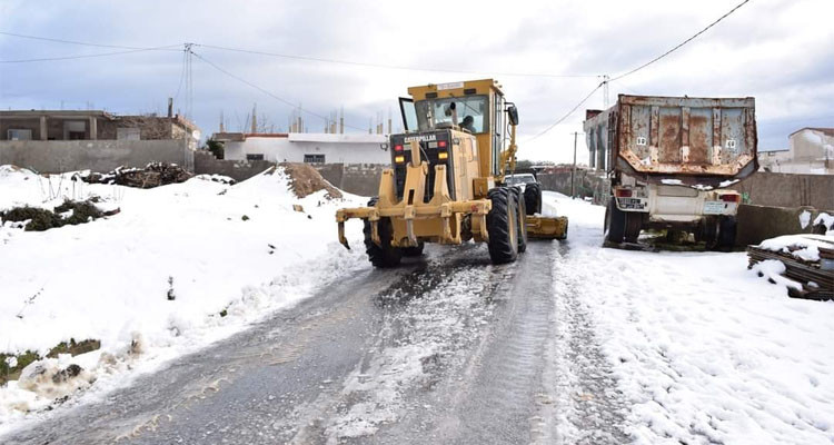 المرور إلى مستوى حذر عال في هذه الولايات نتيجة تراكم الثلوج