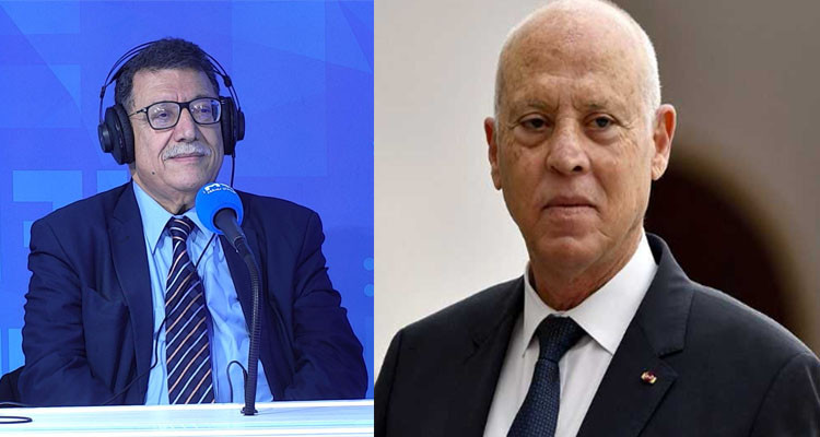 إبراهيم بودربالة: لا يحرجني أن يقال أنني بقيت السند الوحيد لقيس سعيد