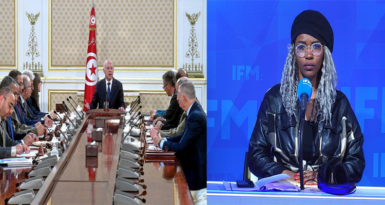 غفران بينوس: "وليت حاشمة ننتمي لبلاد يحكمها قيس سعيد"