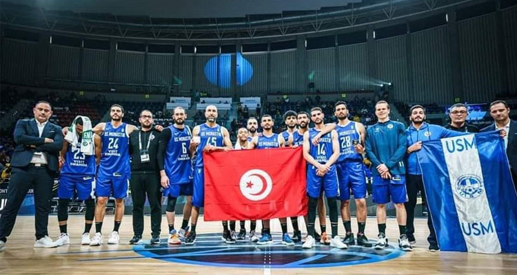 الاتحاد الرياضي المنستيري يودع بطولة كأس الرابطة الإفريقية لكرة السلة