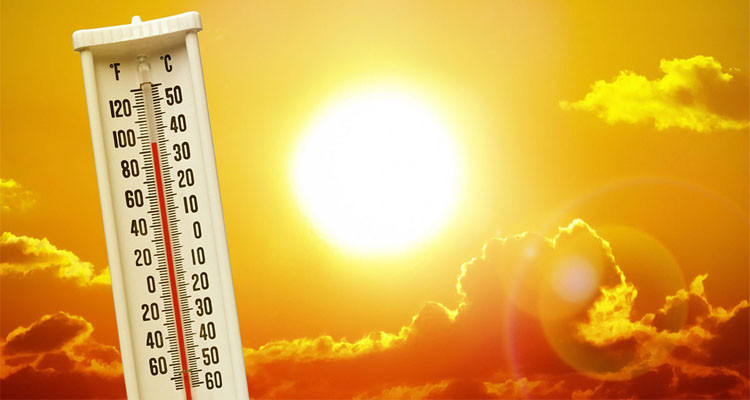 ارتفاع نسبي في درجات الحرارة اليوم