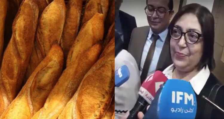 وزيرة التجارة توضّح بخصوص نقص التزود بمادة الخبز