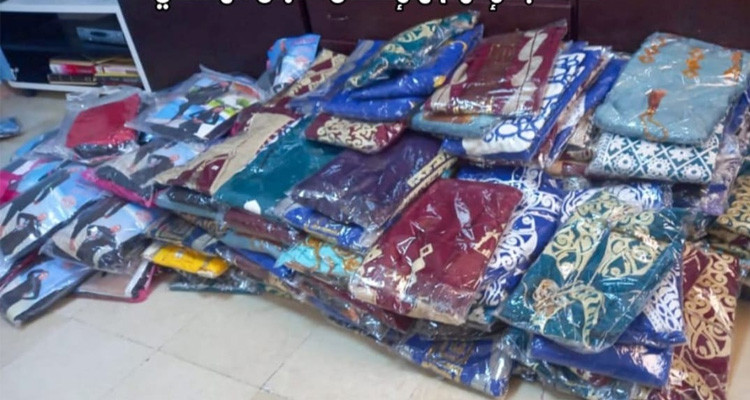 حجز بضاعة مجهولة المصدر في سوسة
