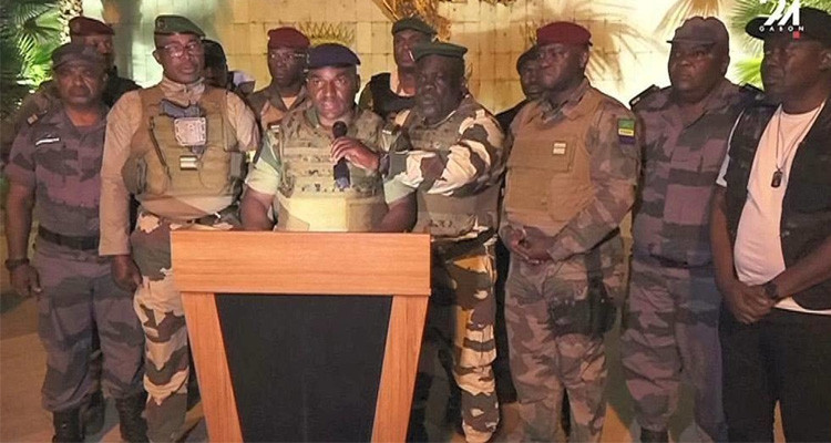 انقلاب عسكري في الغابون بعد إعلان فوز الرئيس بولاية ثالثة