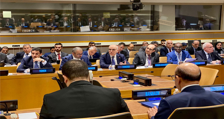 وزير الخارجية يدعو إلى إيجاد حلول للقضايا العربية وفي مقدّمتها القضية الفلسطينية