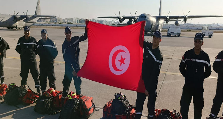 صوة لأبطال الوحدة المختصة للحماية المدنية من المطار العسكري بالعوينة