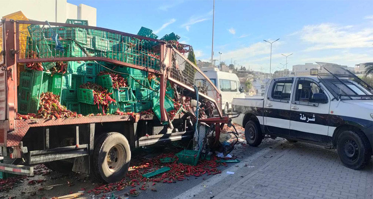وفاة شاب في حادث مرور بالطريق الحزامية الحمامات نابل