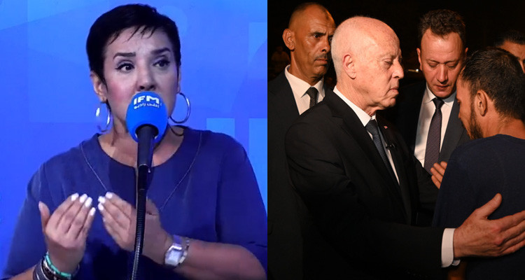 سنية الدهماني لقيس سعيد: ''الأموال المنهوبة انجمو نصلو عليها صلاة الجنازة''