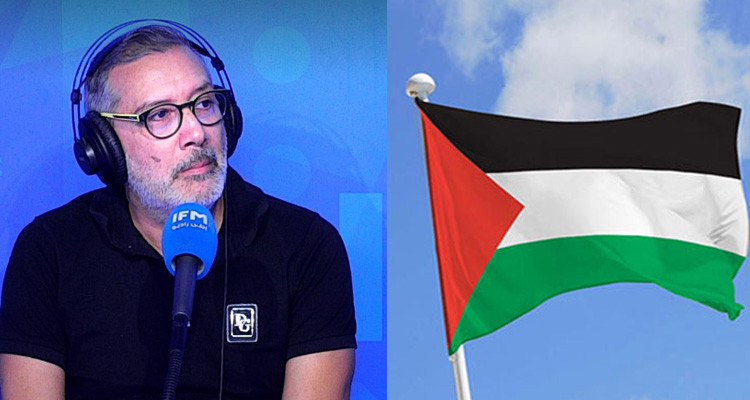 بسيس يدعو إلى رفع علم فلسطين أمام السفارة الفرنسية وإقامة سفيرها في تونس