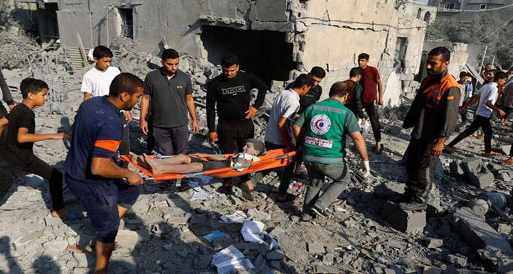 هشام مهنا: 3500 شهيد وأكثر من 12 ألف جريح في غزة