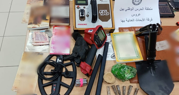 بن عروس: الاحتفاظ بخمسة أشخاص من أجل التنقيب عن الآثار