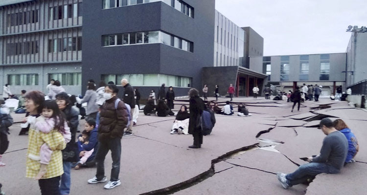 ارتفاع حصيلة ضحايا زلزال اليابان