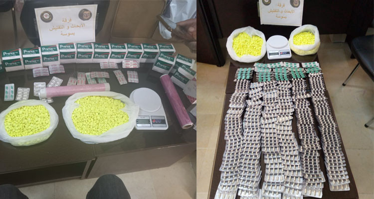 سوسة وأريانة : حجز 6976 قرص مخدر و الإحتفاظ ب03 أنفار من بينهم أجنبي 