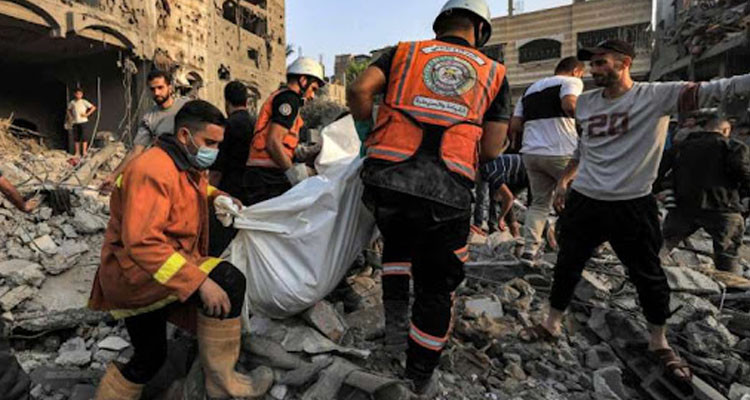 م،ـج/ز/ر/ة في قطاع غ/ز/ة أدت إلى 40 شهيدا و100 جريح