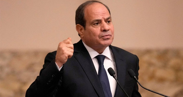 الرئيس المصري يحذّر من خطورة اجتياح رفح الفلسطينية واتساع الحرب