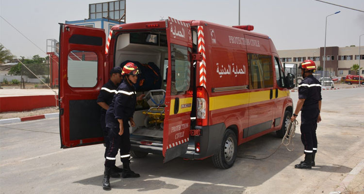 الحماية المدنية تسجل  19 حالة وفاة و 369 إصابة في يوم