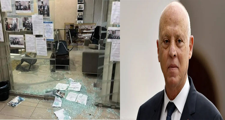 قيس سغيد:تمّ أول أمس الاحتفاظ بمحام بتهمة المشاركة في وفاق إ/ر/ها/ب،ـي وتبييض للأموال وعديد التهم الأخرى