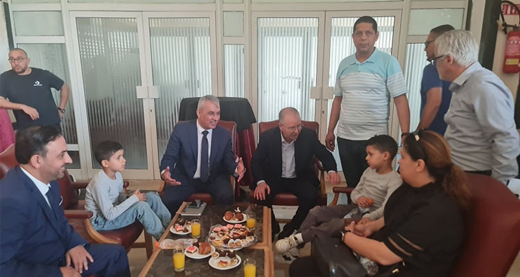 توفي في حريق رادس: الطبوبي يلتقي زوجة وأبناء الشهيد سليم بن جميع