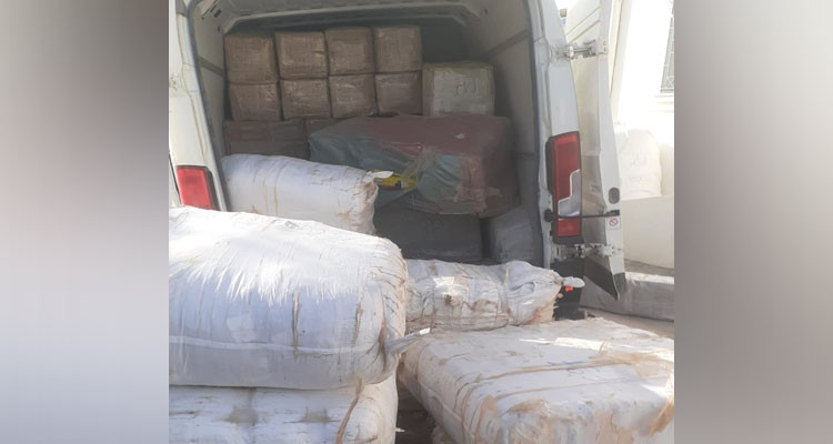 مصالح الديوانة بزغوان تحجز بضاعة مهربة تفوق قيمتها 360 ألف دينار