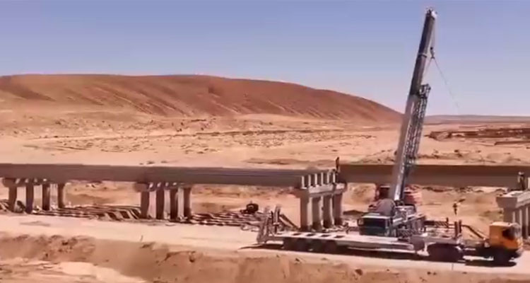 تقدم إنجاز بناء جسر في تمغزة بولاية توزر باعتمادات بقيمة 8.3 مليون دينار