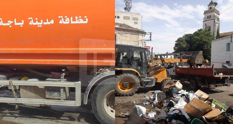 بلدية باجة: رفع 400 طن من فضلات أضاحي العيد وحملة النظافة متواصلة