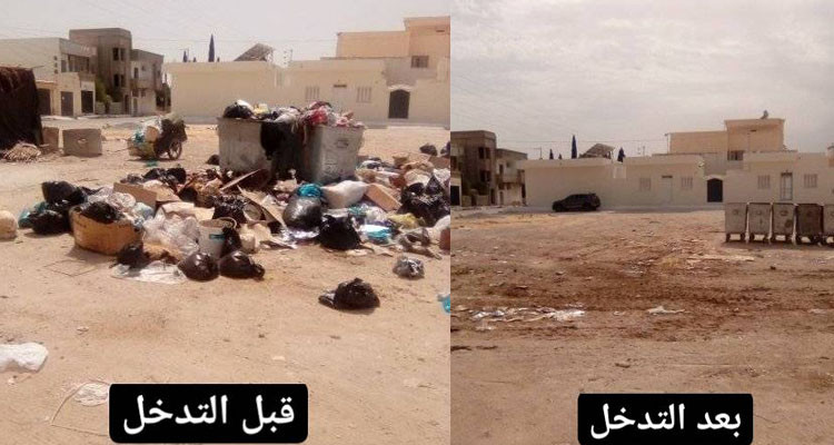  رفع 93 طنا من الفضلات في اليوم الأول من العيد بقصر هلال