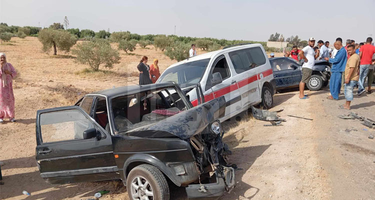 وفاة أمني متقاعد في اصطدام بين 3 سيارات في سيدي بوزيد