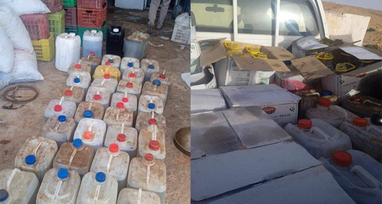 حجز أكثر من 2200 لترا من الزيت داخل معصرة عشوائية في مطماطة