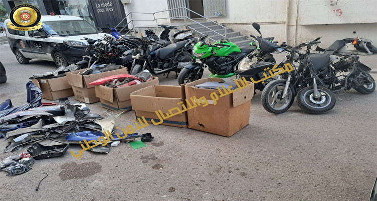 سوسة: تفكيك شبكة مختصة في سرقة الدراجات النارية والإطاحة بـ 05 من عناصرها