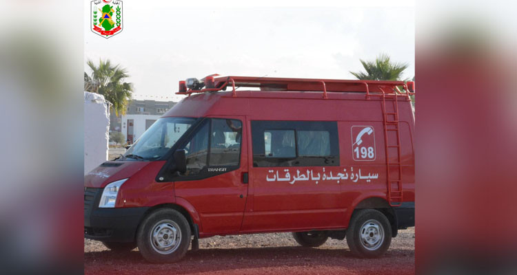 إصابة 05 ركاب بإصابات متفاوتة الخطورة في انزلاق سيارة بالكاف