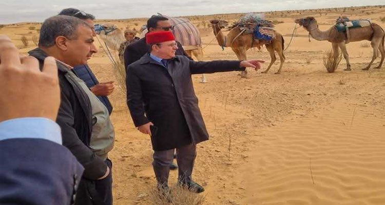 قبلي: وزير السياحة يعاين الوحدات السياحية بمنطقة تنباين