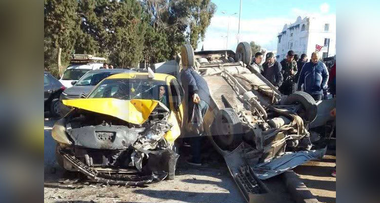 فتح تحقيق في حادث مرور بالطريق الرابطة بين الحمامات ونابل