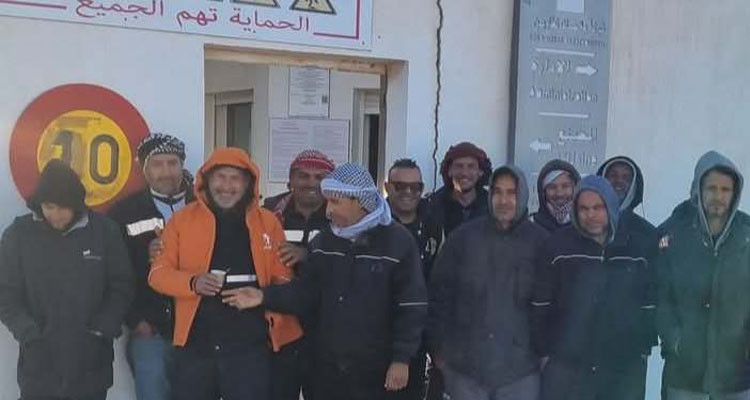تطاوين: عمال شركة الجنوب للخدمات يدخلون في إضراب