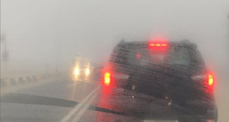 الحماية المدنية تحذر من ضباب كثيف على الطرقات السيارة